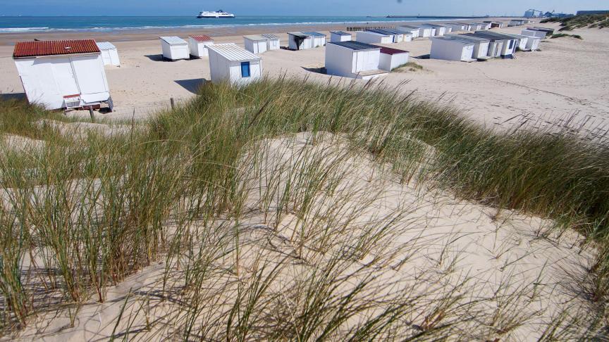Plages littoral de Calais 3 bleriot plage calais avec vue sur les dunes